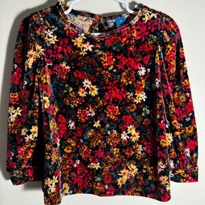 Old Navy velvet long sleeve size 3T